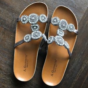 Italian Beaded Sandals